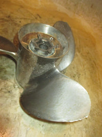 Load image into Gallery viewer, Mercury Optimax Pro XS 115hp outboard Stainless Steel Propeller Powertech
