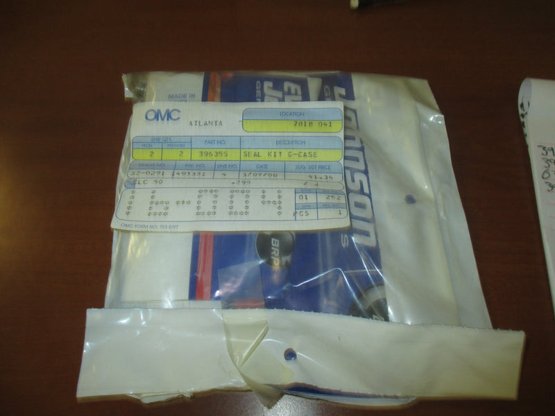 NOS Johnson/Evinrude Outboard Gearcase Seal Kit (396353)