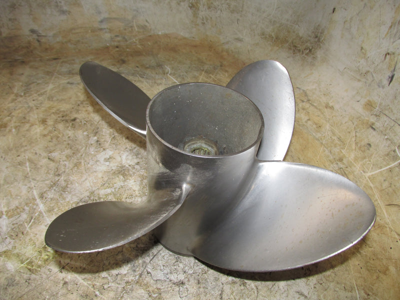 Mercury 150hp XR6 2 stroke outboard 4 Blade Stainless Steel Propellor
