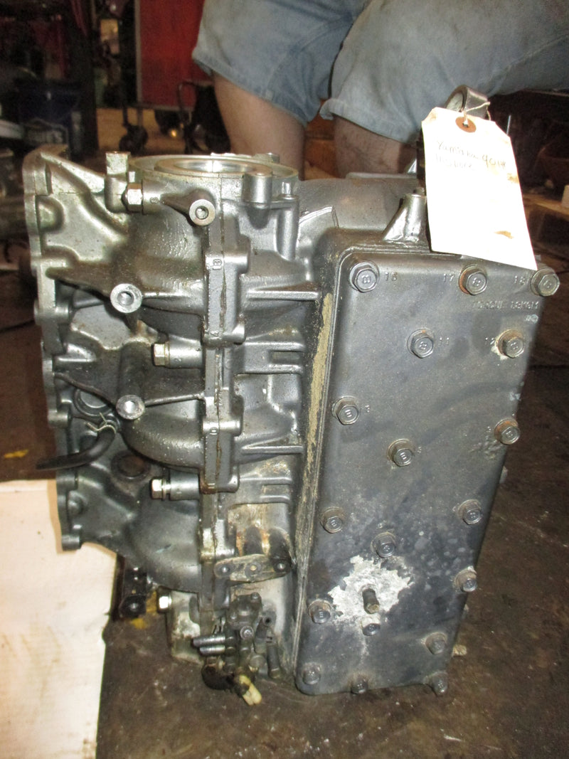 Yamaha 90hp 2 stroke outboard crankcase block