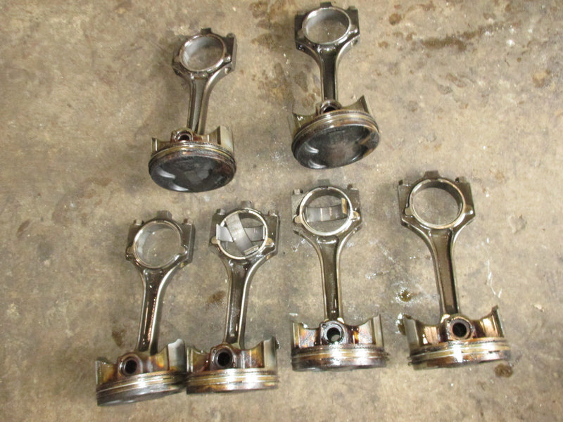 Yamaha 225hp 4 stroke outboard Piston and Rod set of 6 69J-00