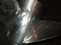 Load image into Gallery viewer, Mercury 200hp 2 stroke Outboard Mirage Stainless Propeller (48-13700) 19P
