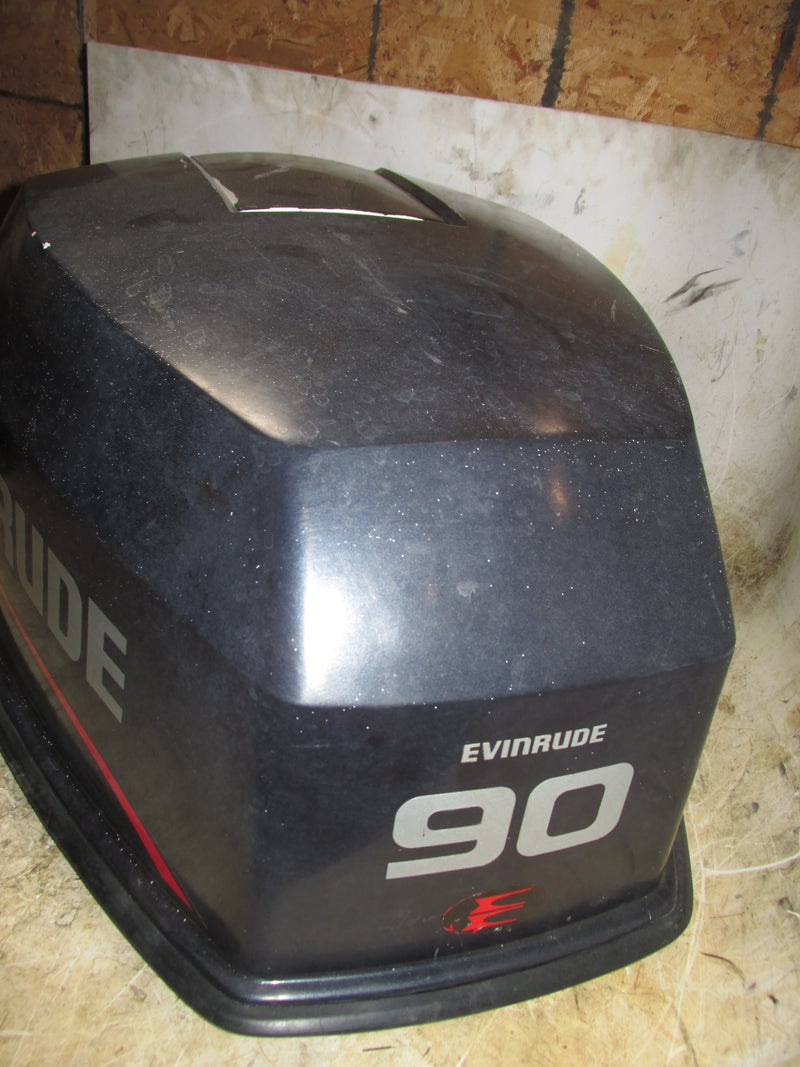 Evinrude 90HP 2 Stroke Outboard Top Cowling