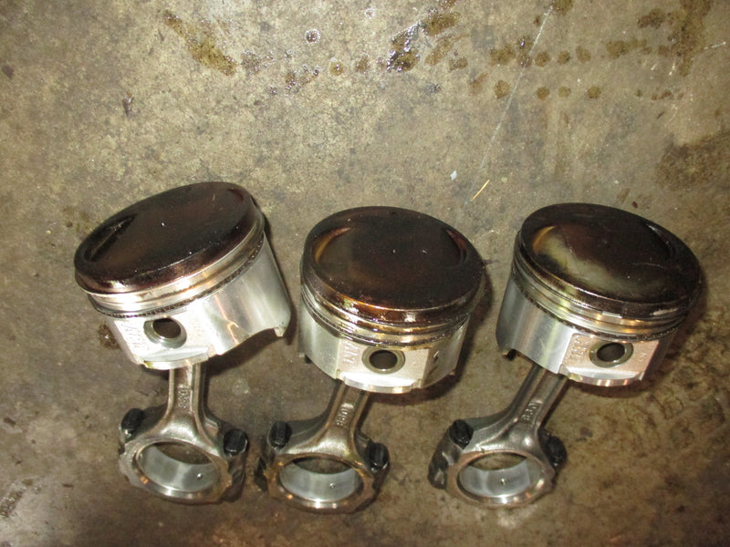 Suzuki DF70 70hp 4 stroke outboard piston and rod set of 3 (12111-99E01)