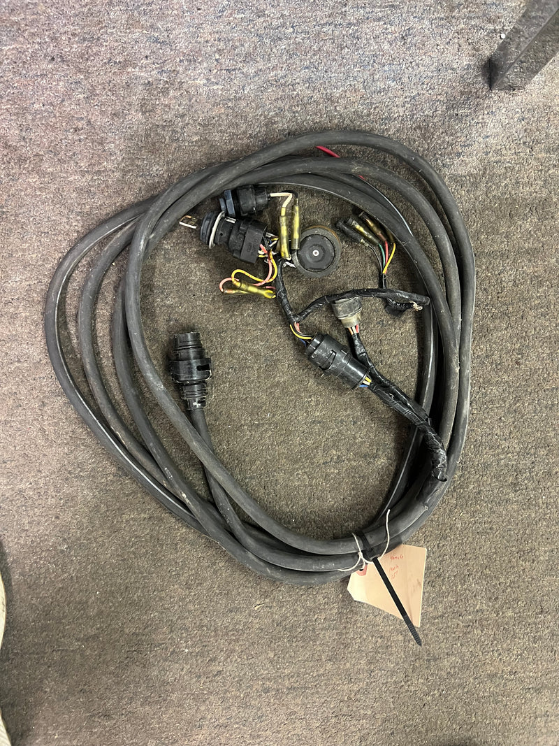 Yamaha outboard 10 pin rigging harness 15' with ignition switch / key