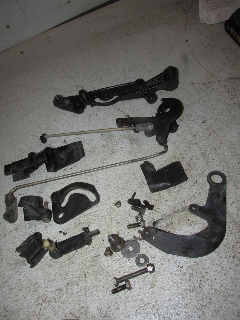 Mercury 25hp 2 Stroke Outboard Throttle bracket Set