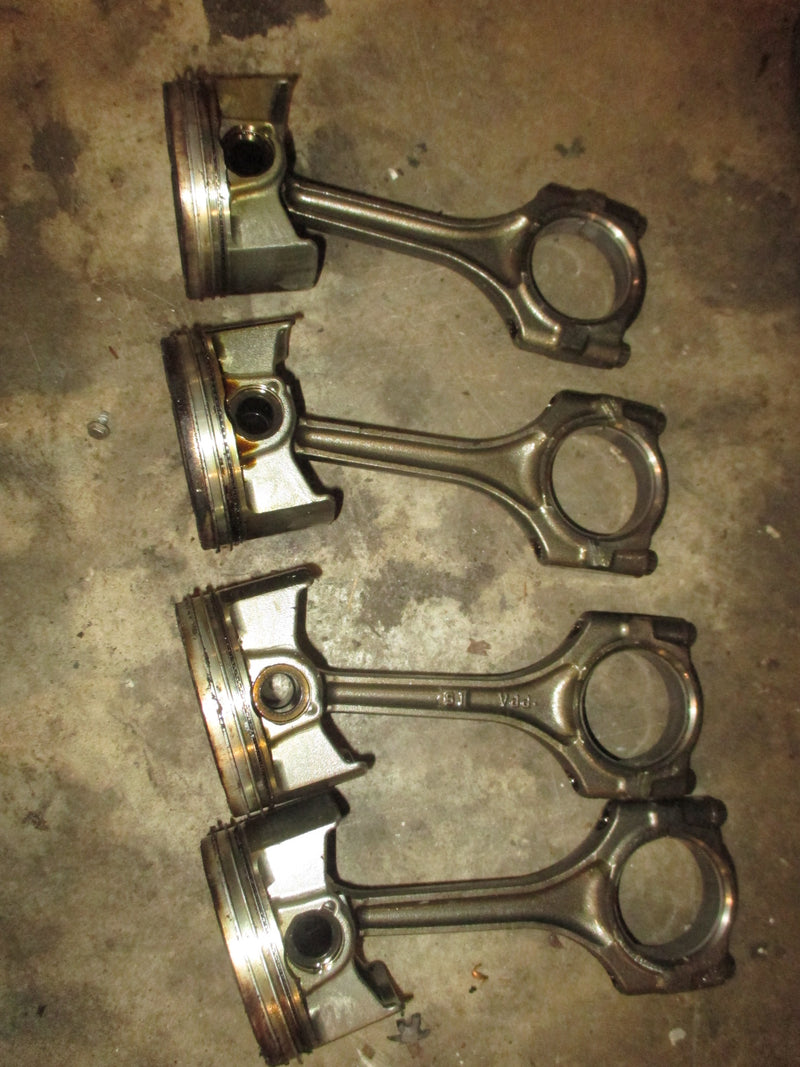 Honda BF135A 135hp 4 stroke outboard piston and rod set of 4 (13101-ZY6-000)