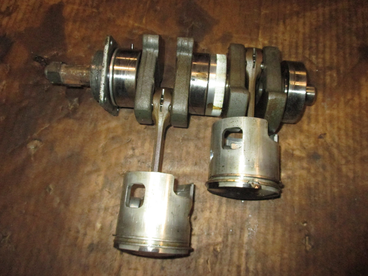 Nissan 30hp 2 stroke outboard crankshaft with pistons