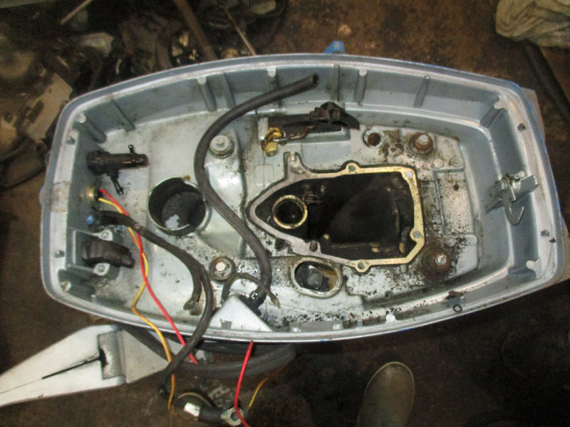 Evinrude 25hp outboard longshaft mid section