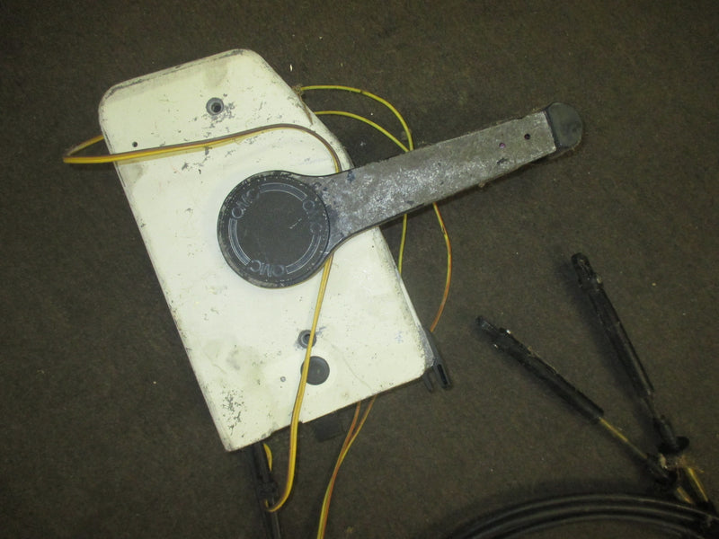 Johnson Evinrude OMC outboard side mount control box NO IGNITION OR HARNESS