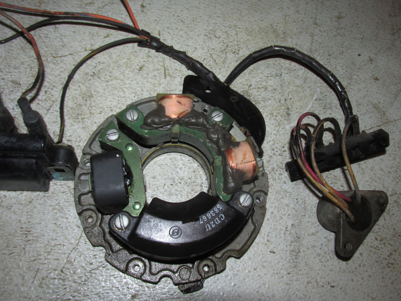 Johnson 15hp 2 Stroke Outboard Stator/Timer Base/ Ignition Coil (583436)