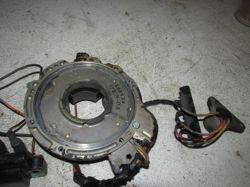 Johnson 15hp 2 Stroke Outboard Stator/Timer Base/ Ignition Coil (583436)