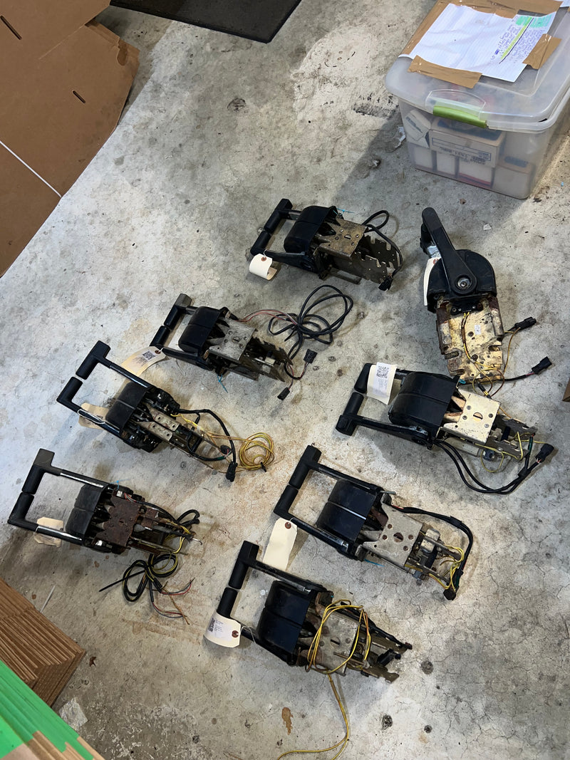 Johnson Evinrude outboard OMC dual top mount control box LOT MIX AND MATCH