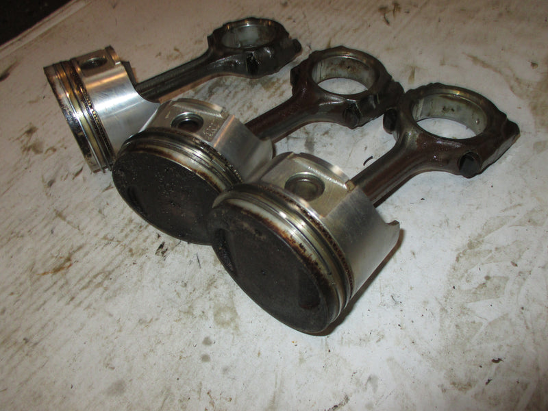 Suzuki DF70 70hp outboard piston and rod set of 3 (12111-99E01)