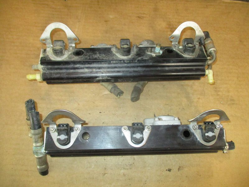 Mercury Optimax 2.5L 150hp outboard Fuel Rail and injector set 858222-3