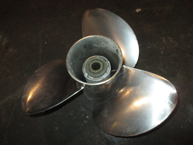 Evinrude Etec 90hp 2 stroke Outboard Stainless Propeller 13 3/4 X 13 (763957)