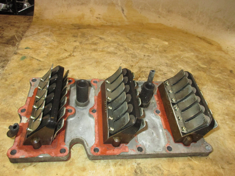 Evinrude ETEC 90hp 2 stroke outboard intake manifold and reeds (397336)