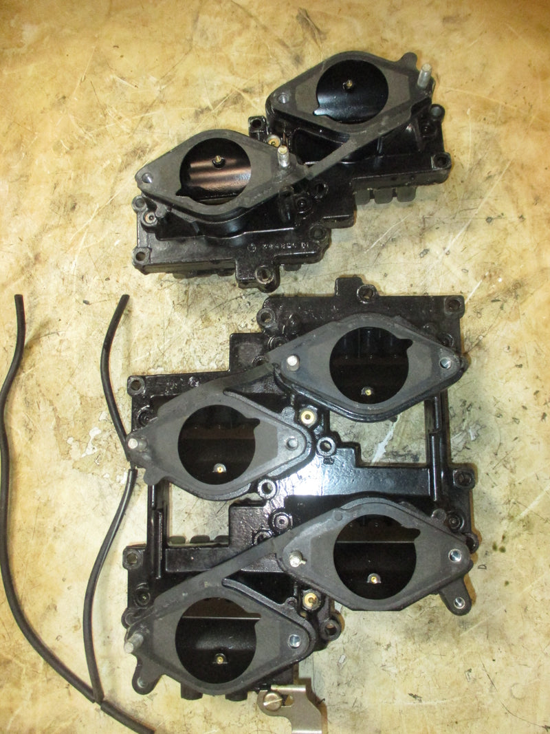 Johnson 200hp ocean pro 2 stroke outboard intake manifold and reds (344820)