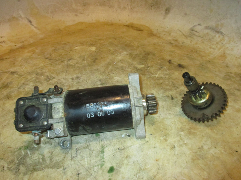 Evinrude 150hp 2 stroke outboard starter and Bendix (586287)