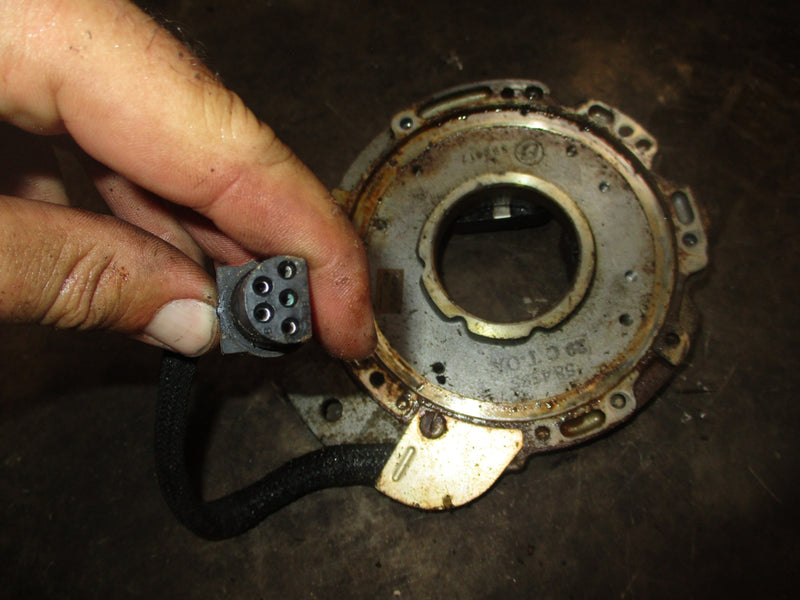 Johnson 15hp 2 stroke outboard stator/timer base (582417)