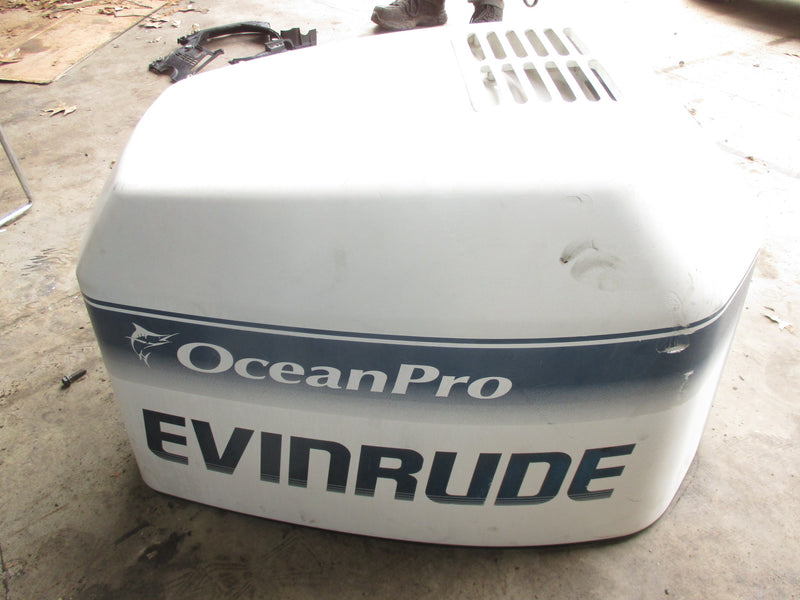 Evinrude 200hp 2 ocean pro outboard top cowling
