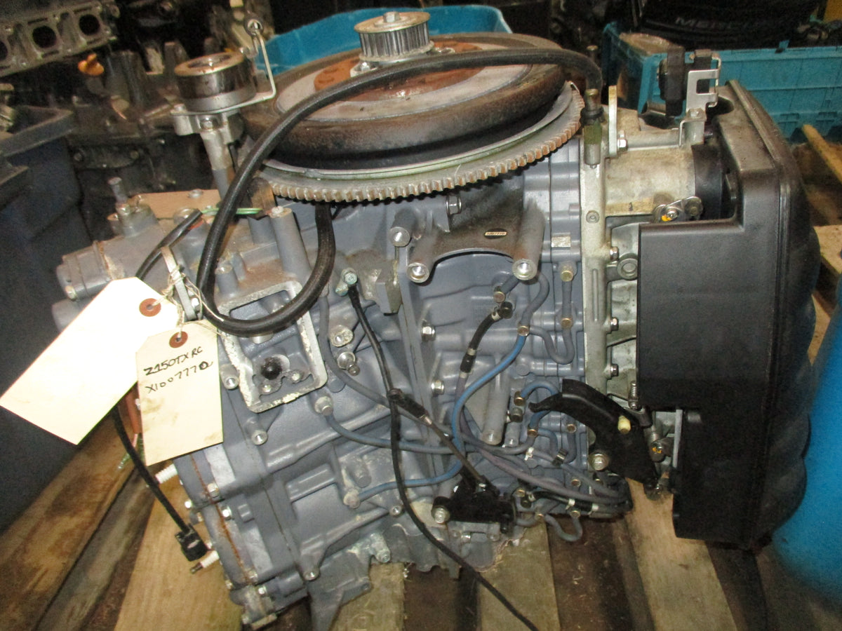 Yamaha HPDI 150hp 2 stroke outboard crankcase powerhead