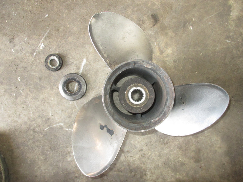 Evinrude 200hp 2 ocean pro outboard stainless steel propeller (13 1/2x19)
