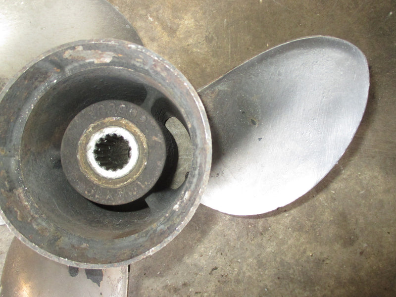 Evinrude 200hp 2 ocean pro outboard stainless steel propeller (13 1/2x19)