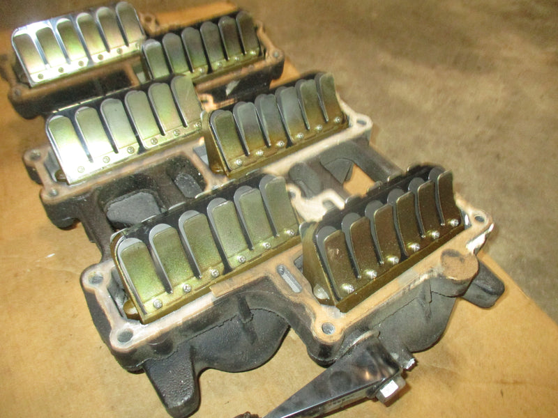 Evinrude 200hp 2 stroke outboard intake manifold w/ reeds (332243-1)