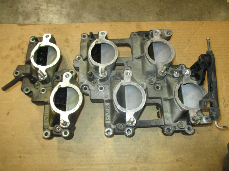 Evinrude 200hp 2 stroke outboard intake manifold w/ reeds (332243-1)