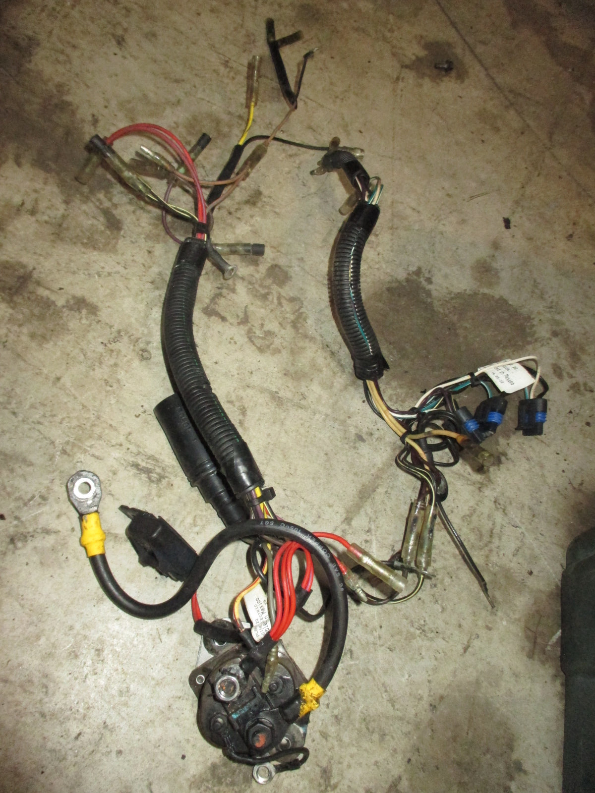 Mercury 90hp 3 cyl 2 stroke outboard engine wiring harness