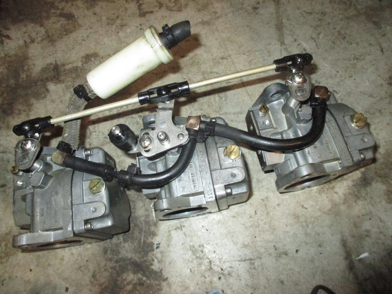 Mercury 90hp 3 cyl 2 stroke outboard carb set (3301-824854C1)