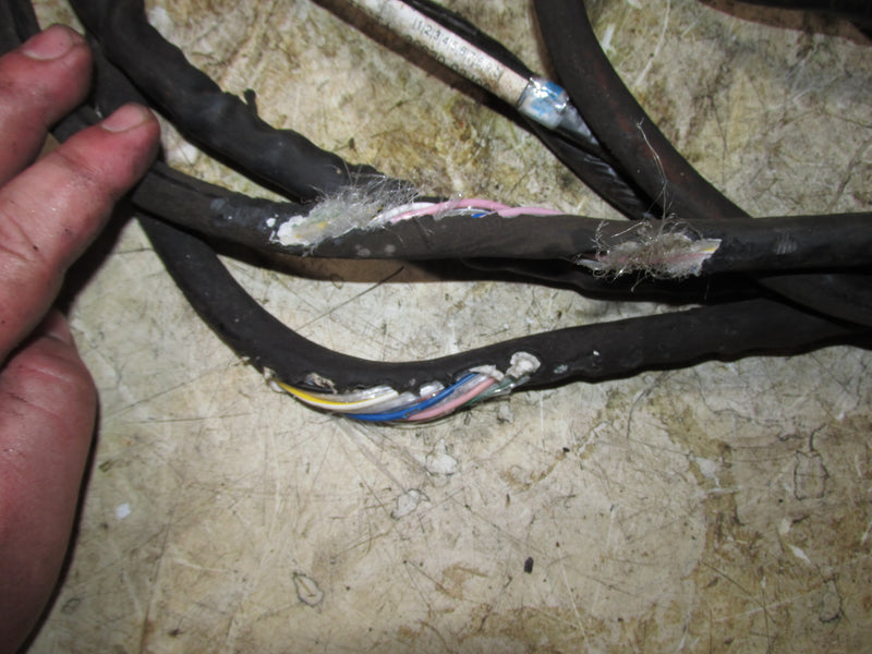 Suzuki DF115 115hp Outboard 15' Square Grey Plug Rigging Harness w/ Ignition