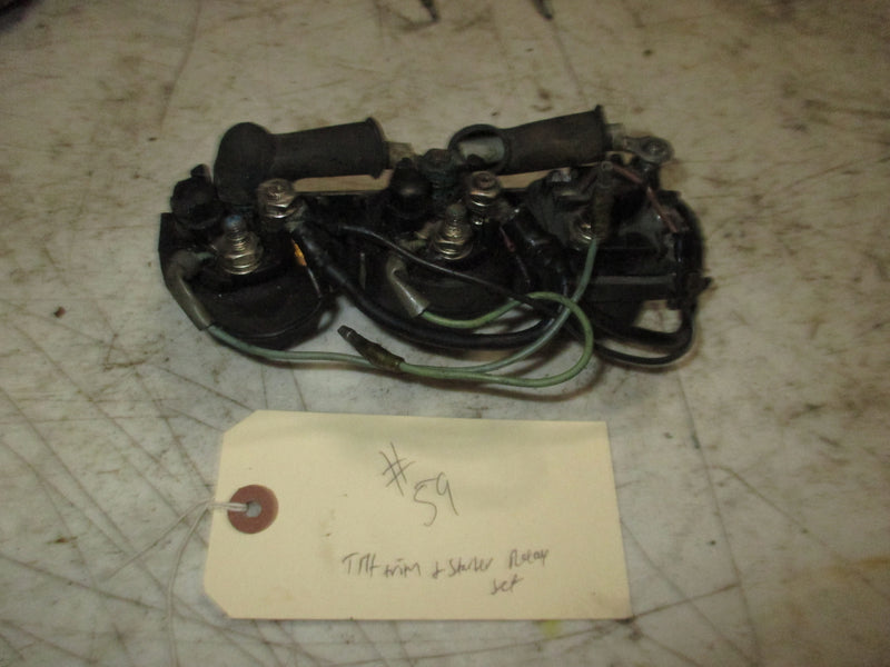 Yamaha 150hp 175hp 200hp tilt trim relay / starter relay set 6E5-81950 #59