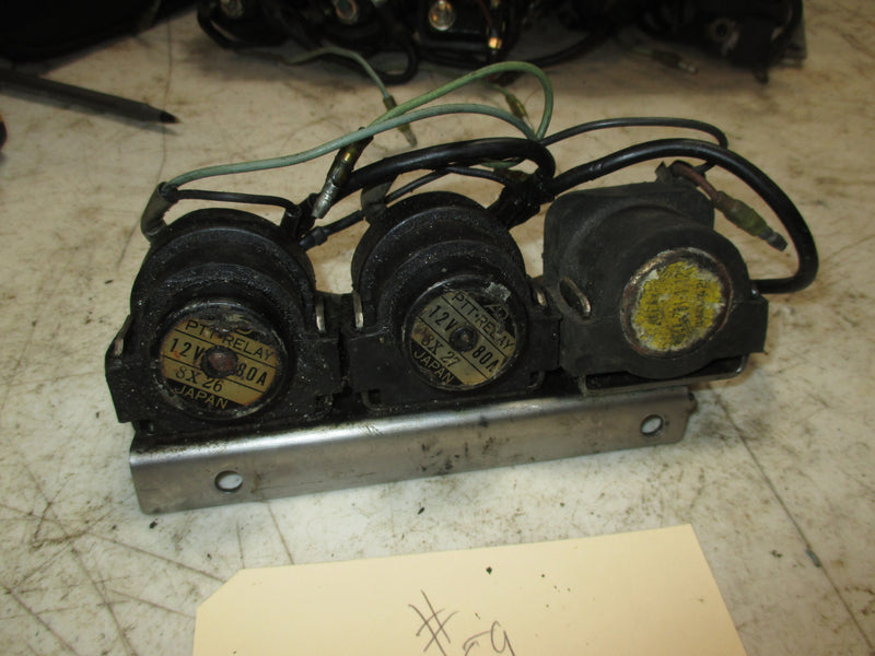 Yamaha 150hp 175hp 200hp tilt trim relay / starter relay set 6E5-81950 #59