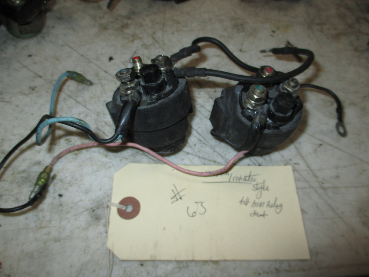 Tohatsu / Nissan 40hp 50hp 60hp 70hp 90hp tilt trim relay set 3C8725800