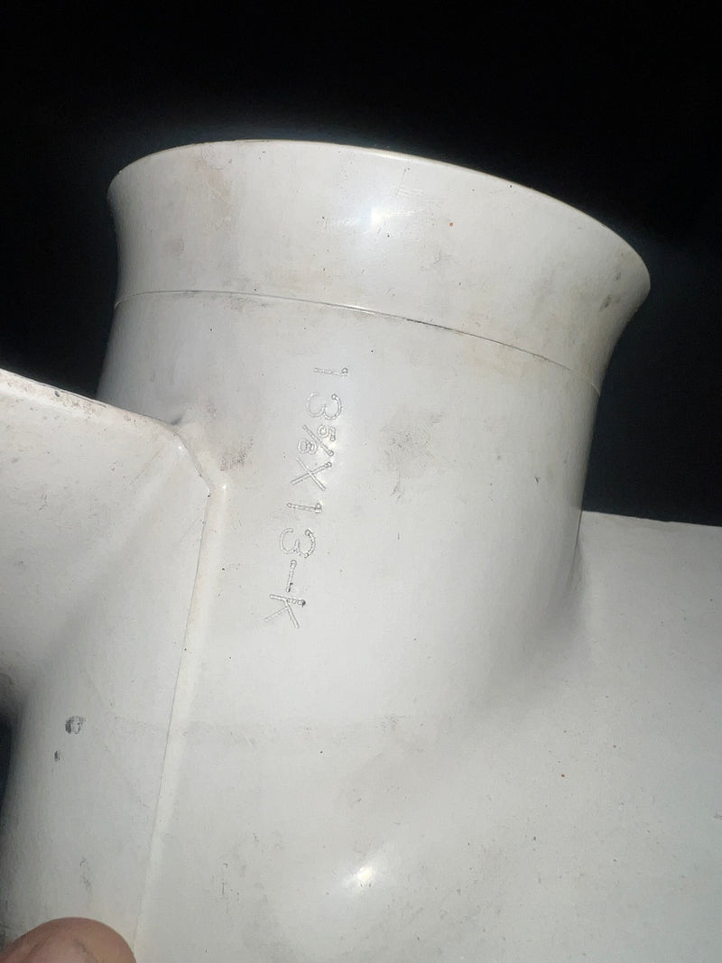 Yamaha 75hp-115hp outboard aluminum propeller 13 5/8 x 13 - K (SPUN HUB)