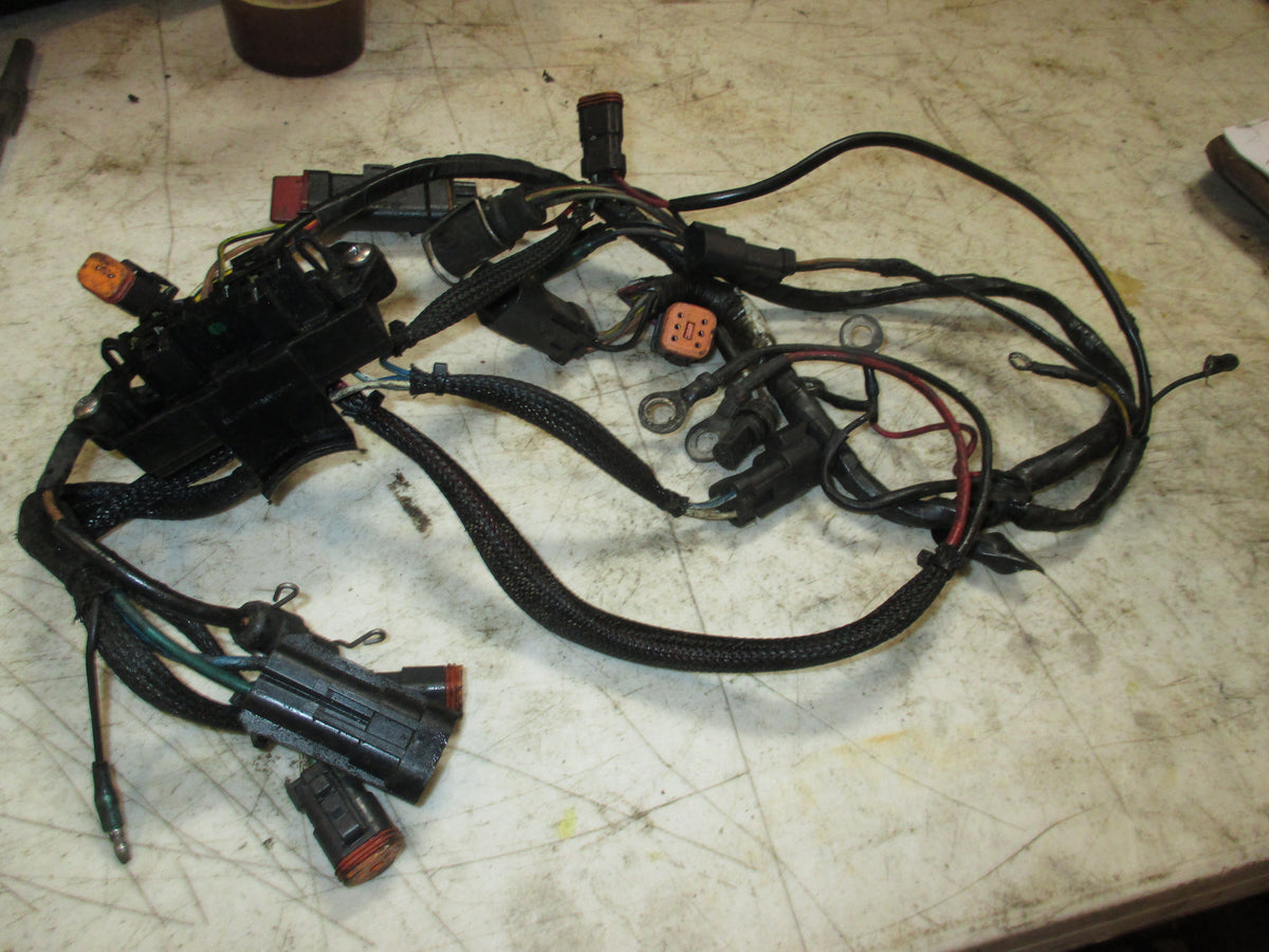 Johnson Evinrude 90hp 115hp 60 degree 2 stroke engine wiring harness 584762 #20