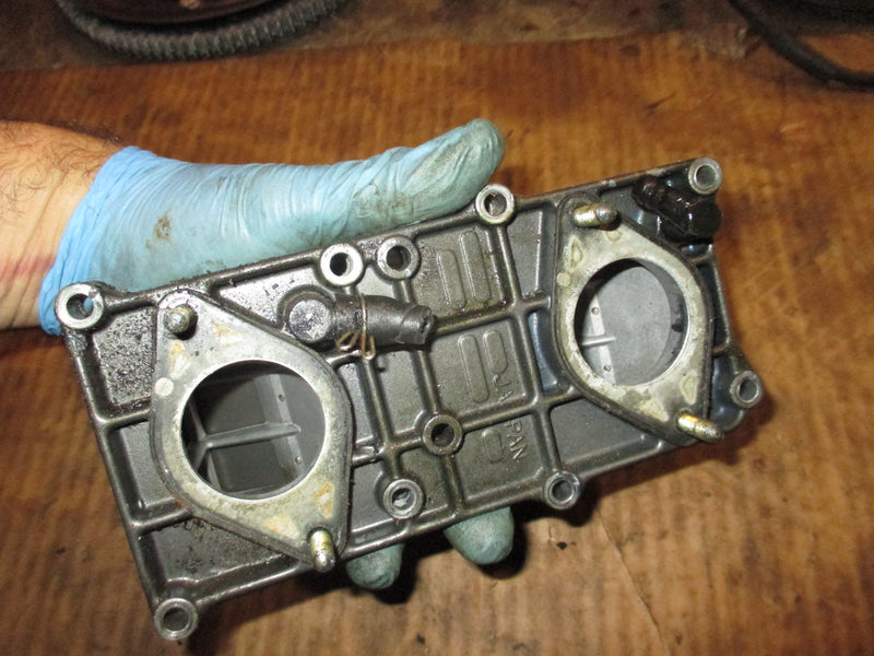 Nissan 70hp 2 stroke outboard intake manifold w/ reeds (353020100)