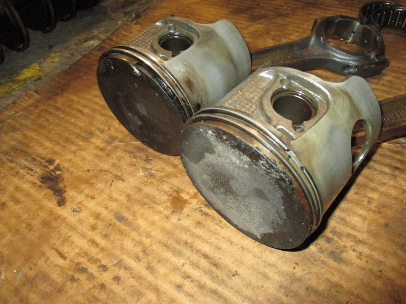 Yamaha 250hp OX66 2 stroke outboard starboard piston and rod set of 2 (62J-02)