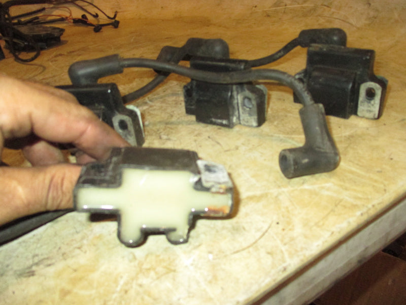 Evinrude 90hp 2 Stroke outboard aftermarket ignition coil set (583737)