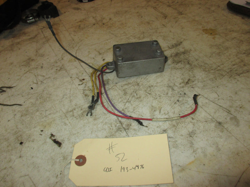 Johnson 40hp 50hp 60hp 70hp 2 stroke outboard rectifier regulator 193-4476 #53