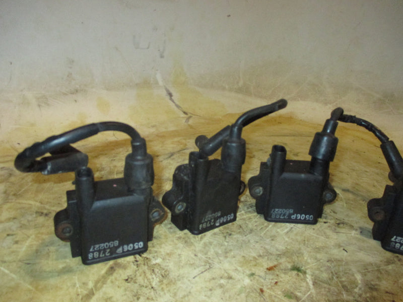 Mercury optimax 225hp 2 stroke outboard ignition coil set of 6 (850227)