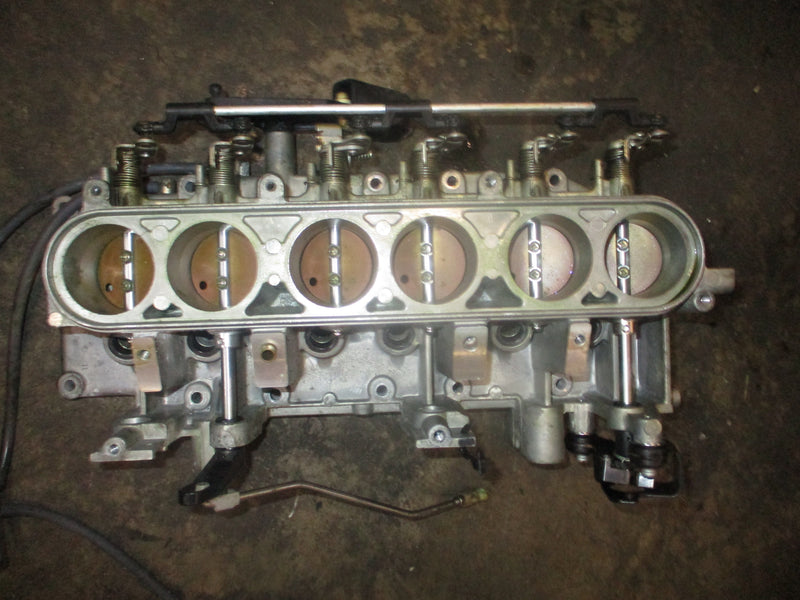 Yamaha 250hp OX66 outboard intake manifold and throttle body (65L-13624-01-1S)