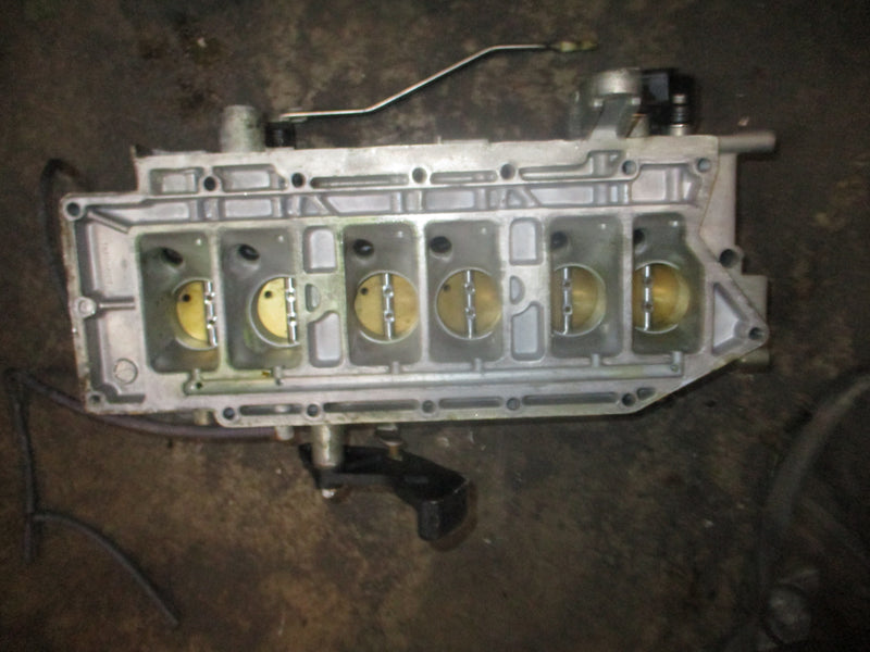 Yamaha 250hp OX66 outboard intake manifold and throttle body (65L-13624-01-1S)
