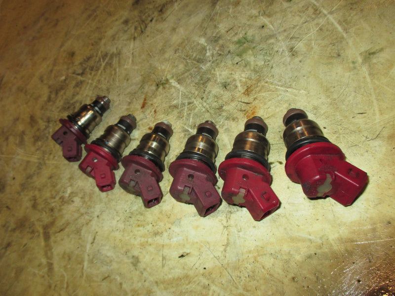 Mercury optimax 225hp 2 stroke outboard fuel injector set of 6
