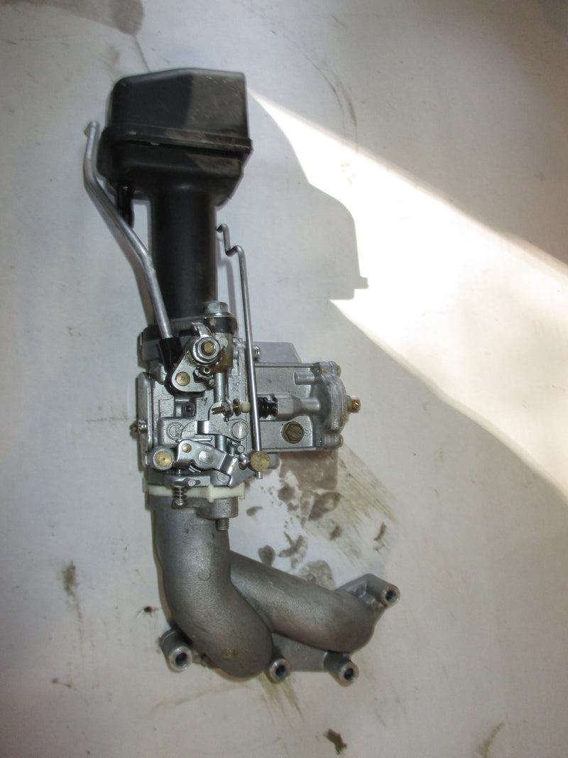 Yamaha 15hp 4 stroke outboard carburetor and intake (66m-11)