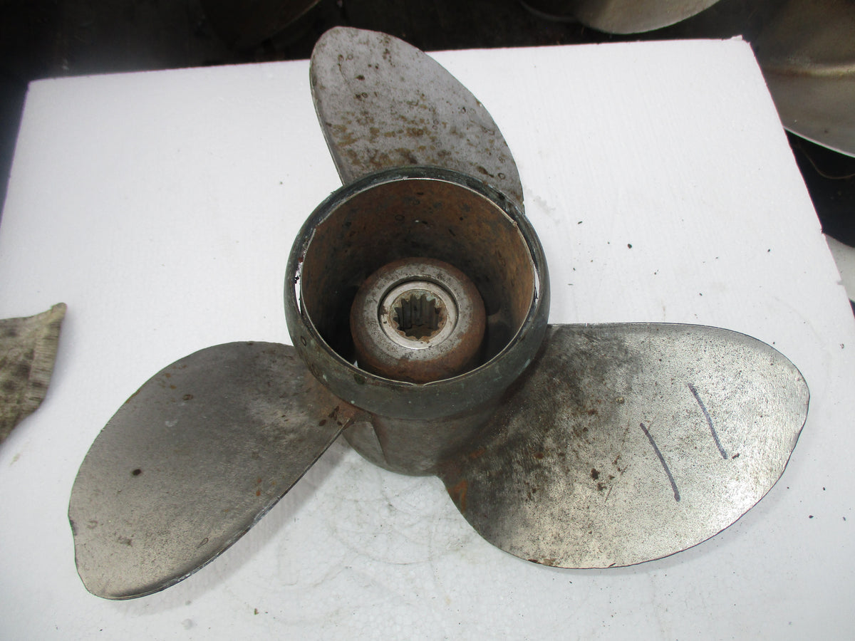 Johnson Evinrude 90-115hp outboard stainless propeller (13.75x15) (384144)