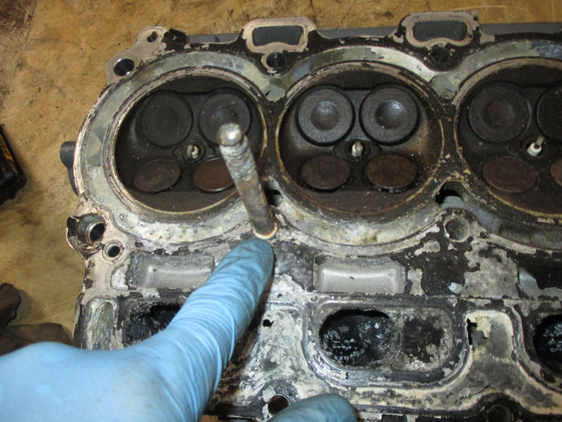 Yamaha 100hp 4 stroke outboard cylinder head #2 (67F-02) PARTS ONLY