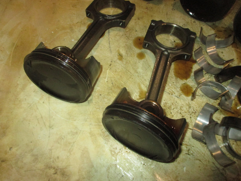 Yamaha 350hp 4 Stroke Outboard Piston and Rod Set of 5 (6AW-00)